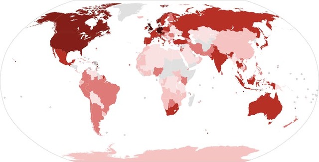 Amérique du Nord, Russie, Europe, Australie et Afrique du Sud sont les régions les plus touchées par Omicron